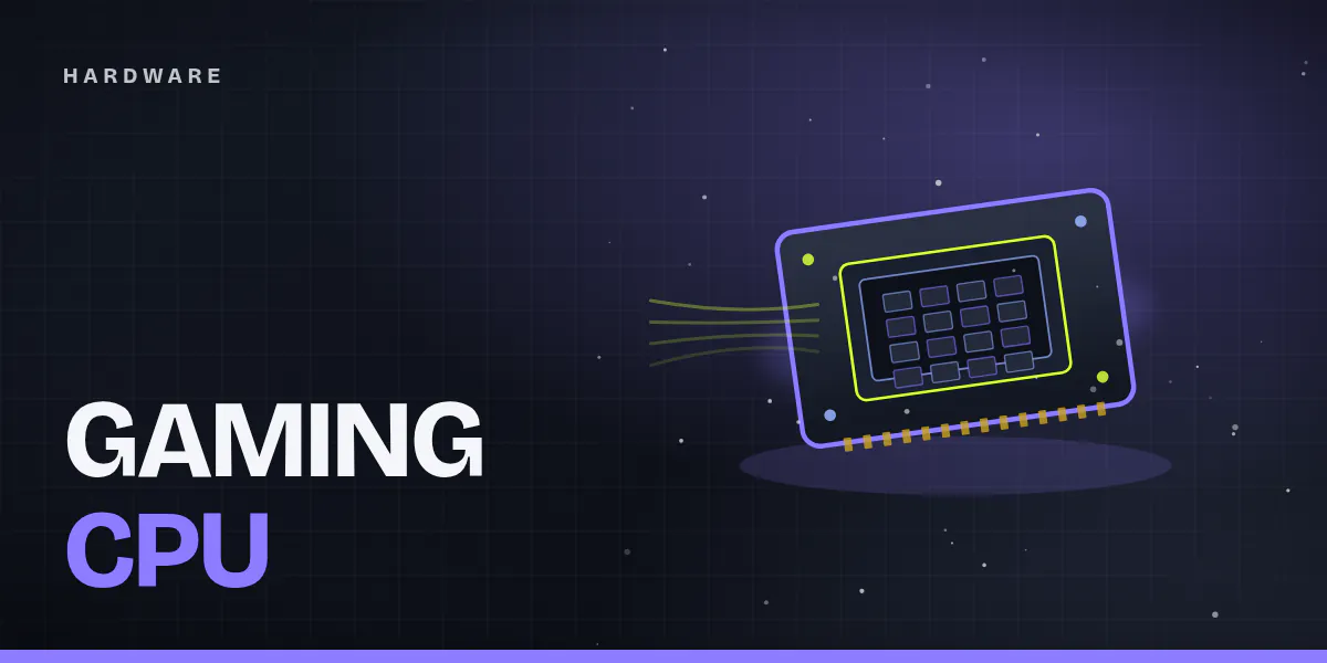Cover image: stylized CPU chip with a blue-violet glowing outline on a dark esports background